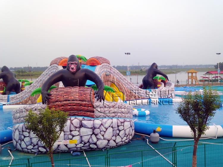 移動水上樂園場地設(shè)計規(guī)劃4800平方米