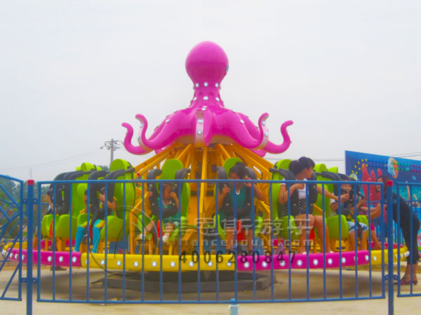章魚飛舞轉(zhuǎn)盤座椅