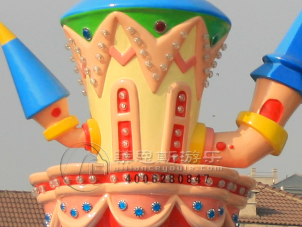 魔幻城堡旋轉(zhuǎn)自控升降小飛機(jī)