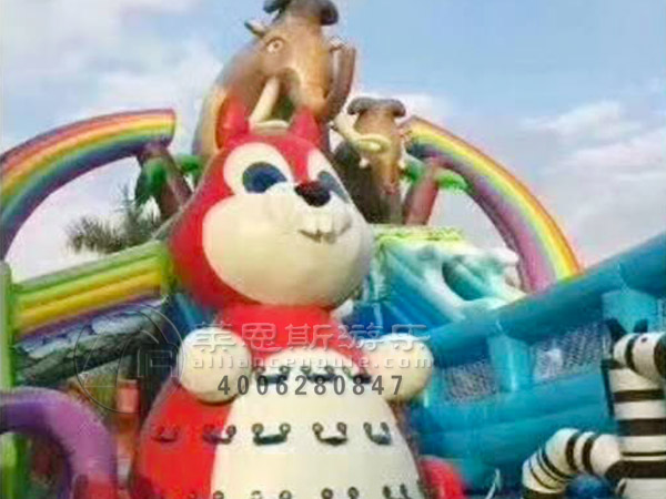 兒童充氣滑梯城堡樂園